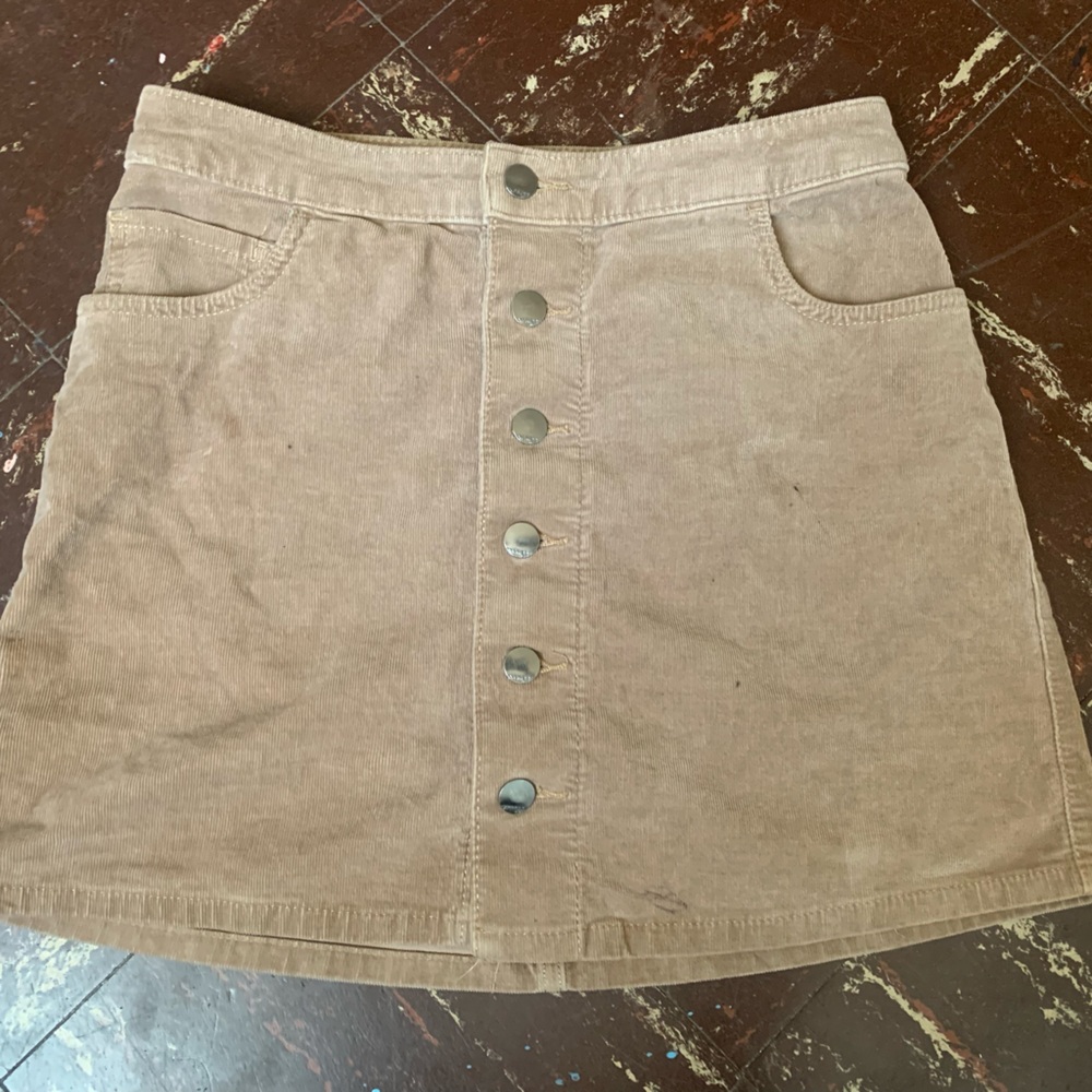 Tan skirt from express